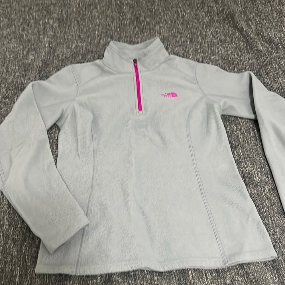 North face small 1/4 zip fleece jacket